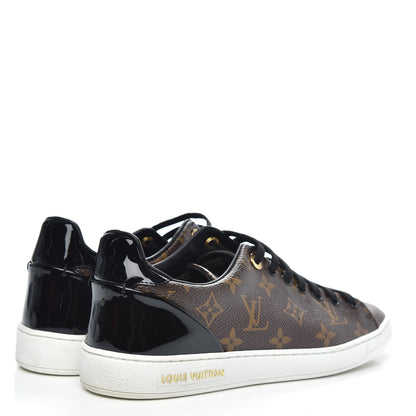 Louis Vuitton Patent Monogram Frontrow Sneakers 40 4 of 10