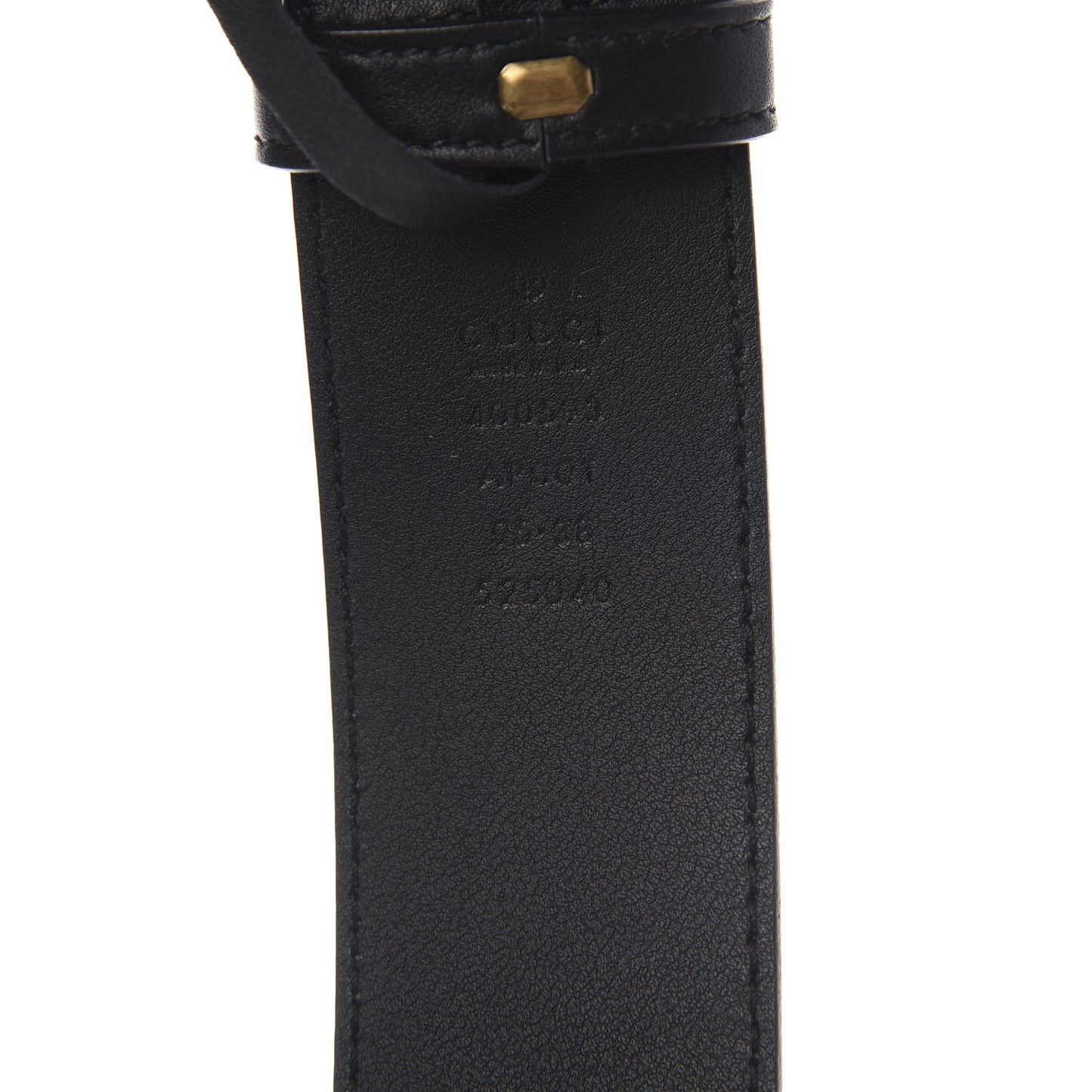 Calfskin Double G 40mm Belt 95 38 Black