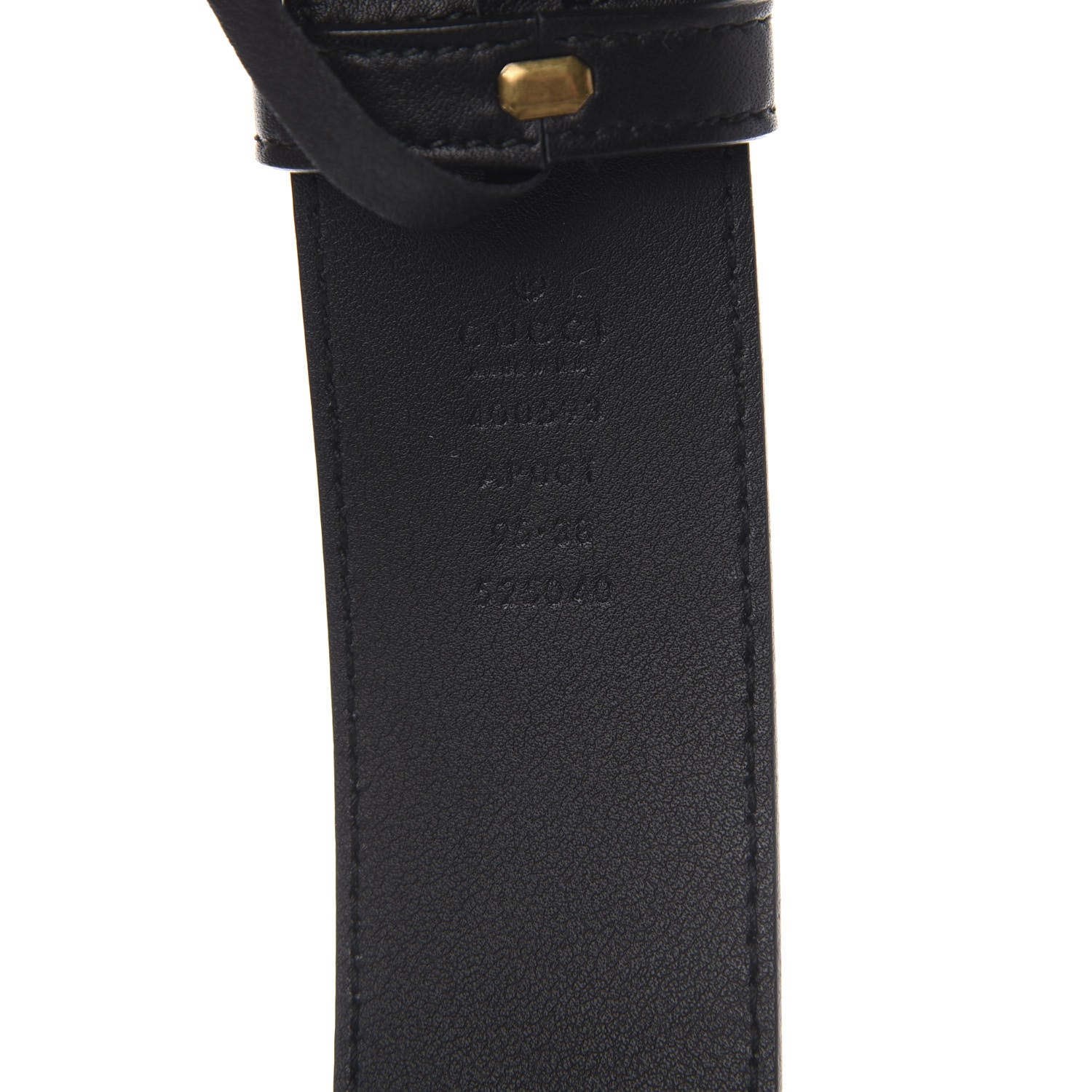 Gucci Calfskin Double G 40mm Belt 95 38 Black 6 of 7