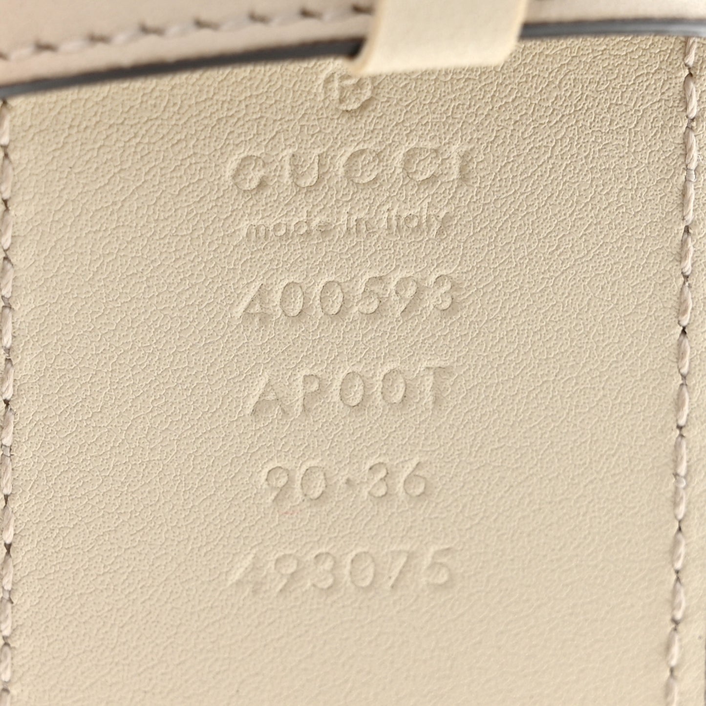 Calfskin Double G 40mm Belt 90 36 Mystic White