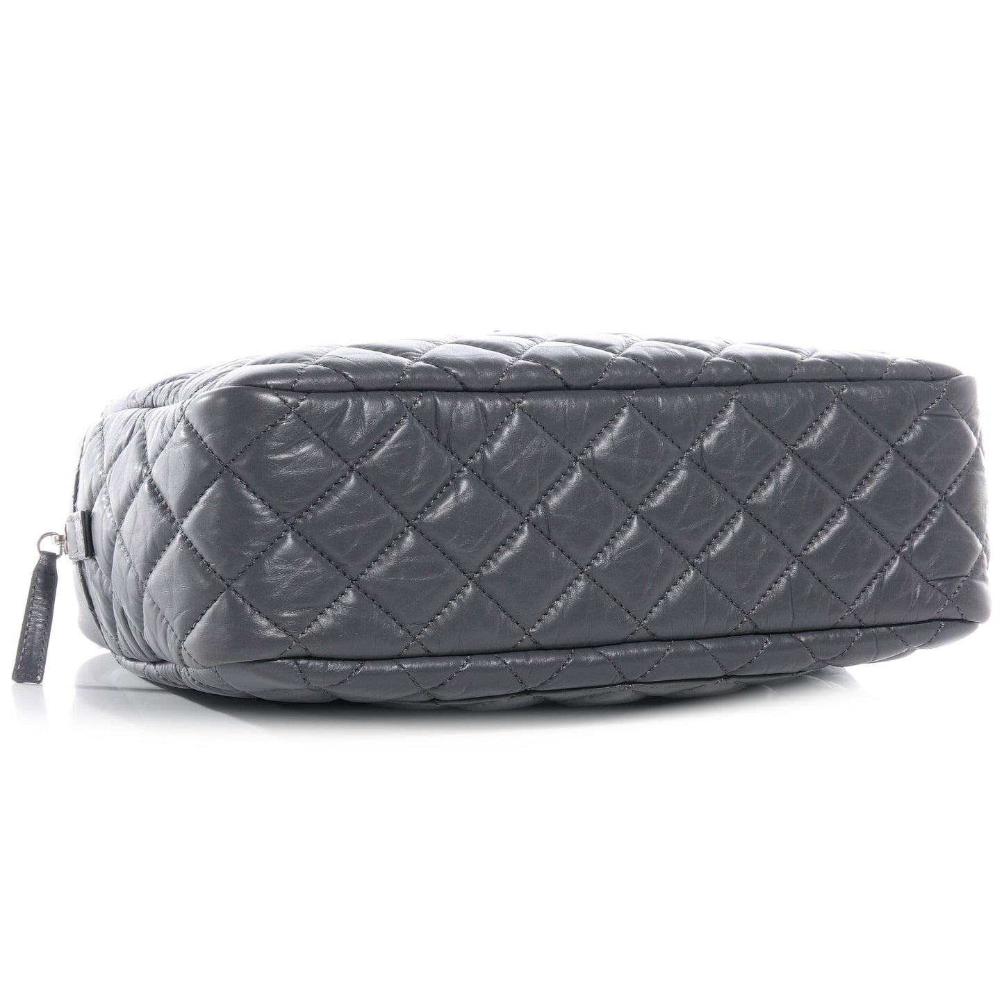 Aged Calfskin Medium Reissue Camera Case Grey