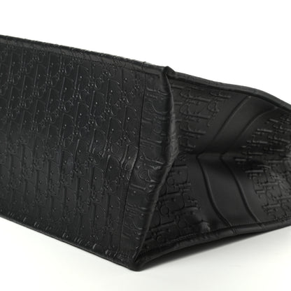 Christian Dior Oblique Calfskin Embossed Book Tote Black 7 of 9