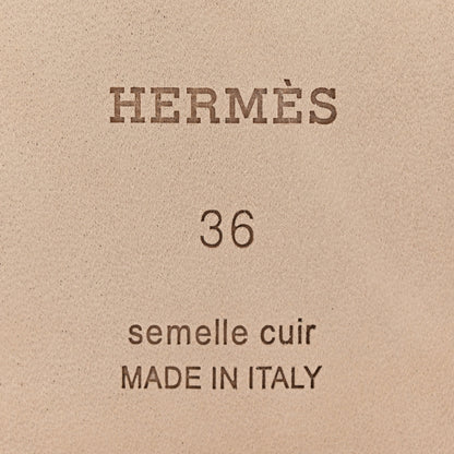 Hermes Epsom Oran Sandals 36 Etoupe 6 of 14