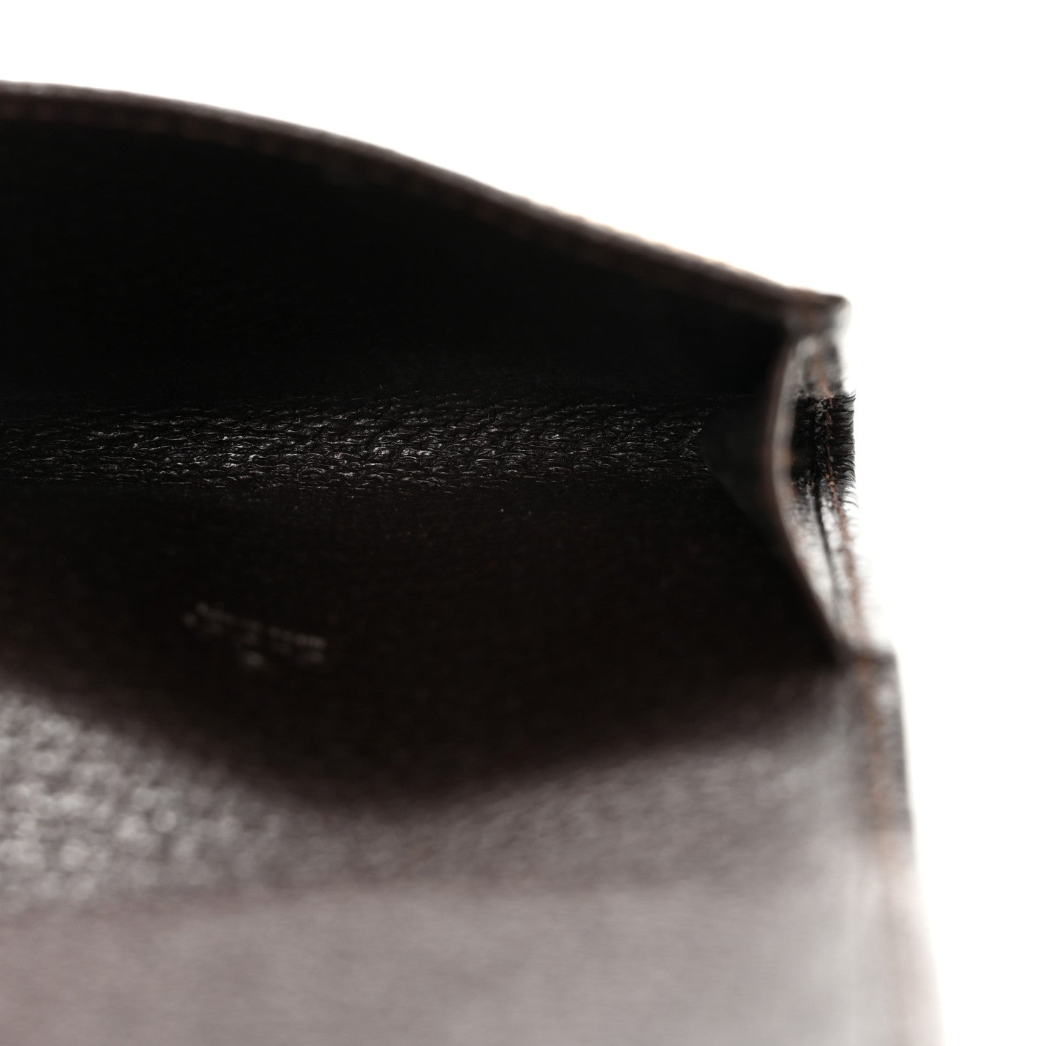 Gucci GG Monogram Card Case Flap Wallet Dark Brown 5 of 6