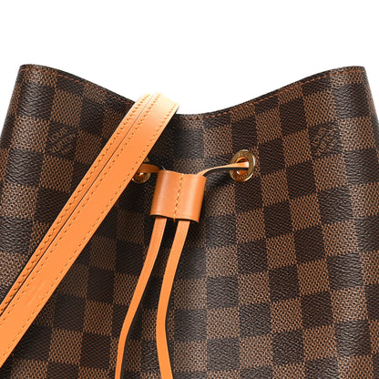 Louis Vuitton Damier Ebene Neonoe MM Safran 7 of 9