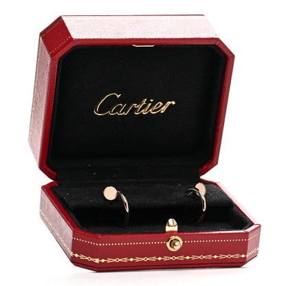 Cartier 18K Pink Gold Juste Un Clou Hoop Earrings 5 of 5