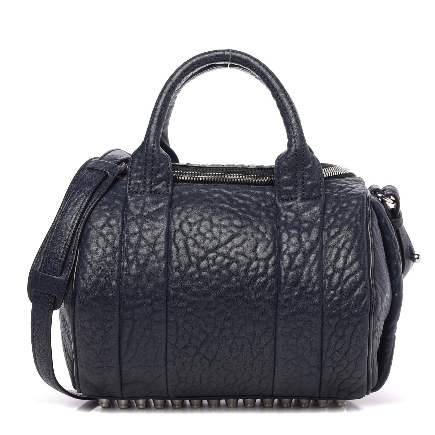 Alexander Wang Pebbled Lambskin Rockie Neptune Rhodium Hardware 1 of 12