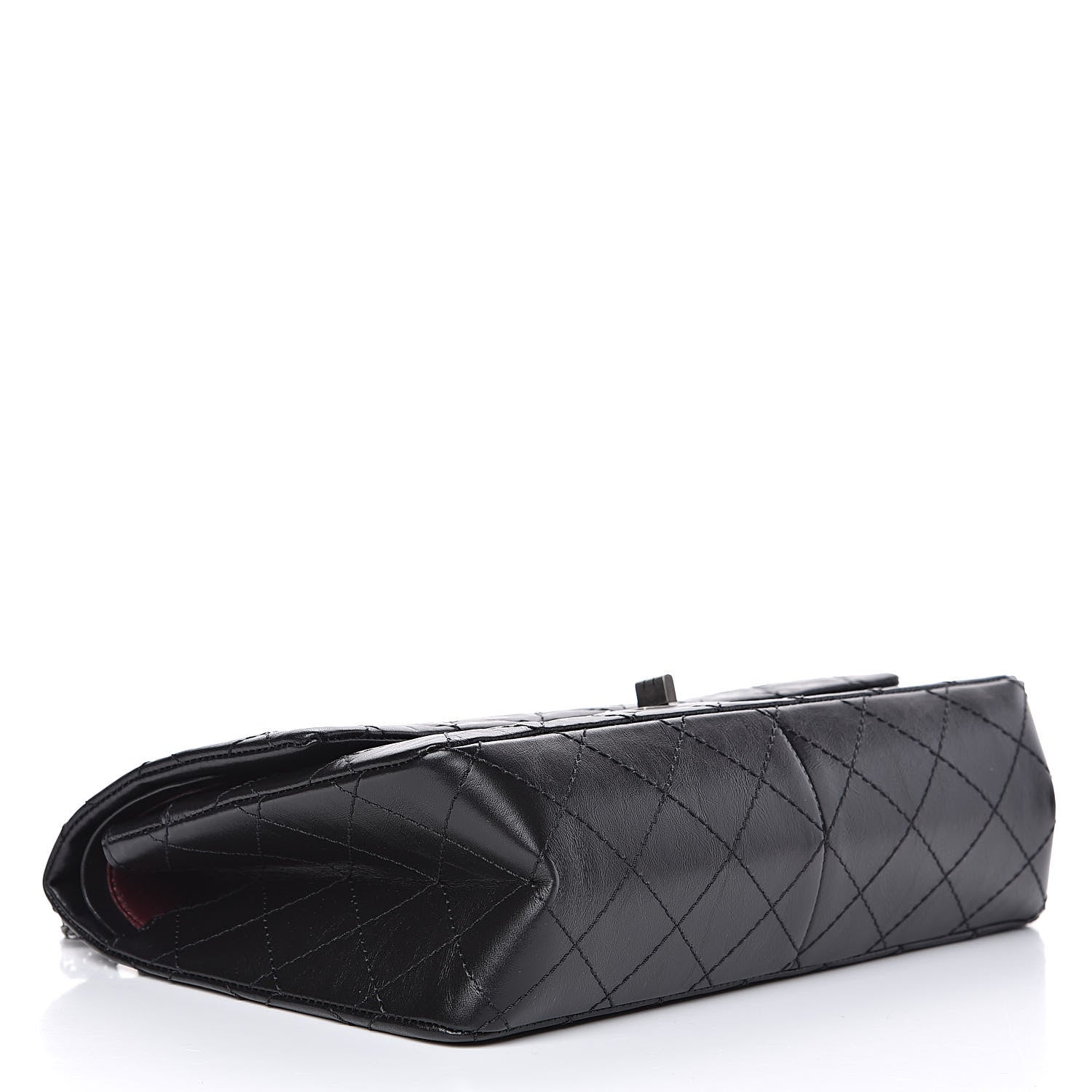 Chanel Aged Calfskin Quilted 2.55 Reissue 226 Flap Black 4 of 10