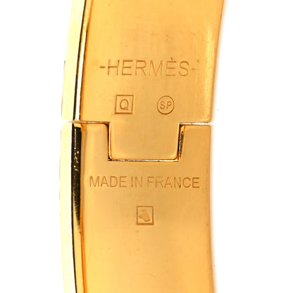 Hermes Enamel Narrow Clic Clac H Bracelet PM Aqua 4 of 4