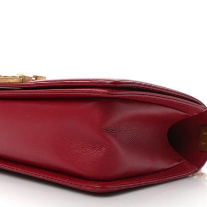 Chanel Lambskin Quilted Medium Boy Flap Red 9 of 11