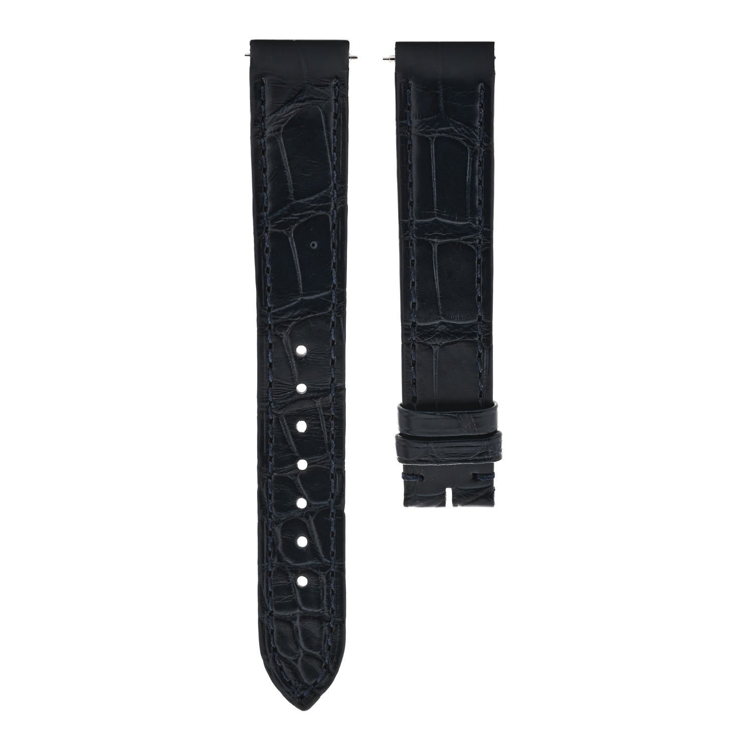 Cartier Stainless Steel Alligator 27.5mm Santos Dumont Quartz Watch Pink 6 of 7