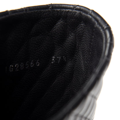 Chanel Calfskin Quilted Biker Boots 37.5 Black 9 of 10