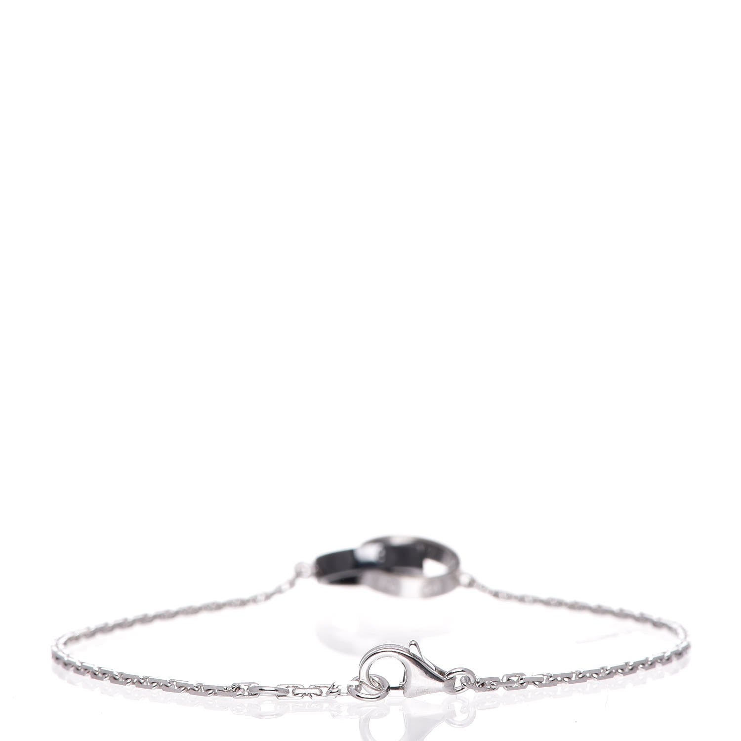 Cartier 18K White Gold Black Ceramic LOVE Bracelet 3 of 5
