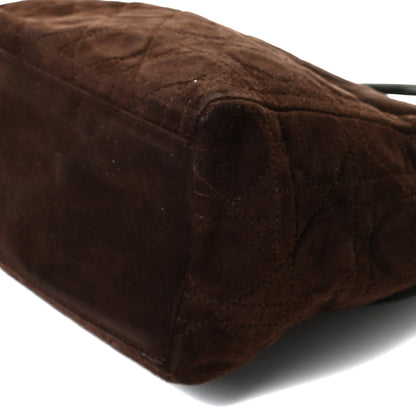 Christian Dior Suede Cannage Medium Lady Dior Brown 8 of 8