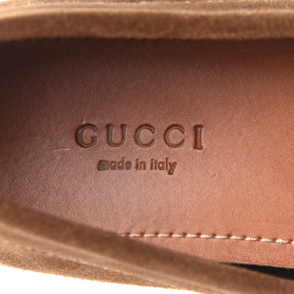 Gucci Suede Womens Horsebit Driver Loafer 36 Brown 7 of 10