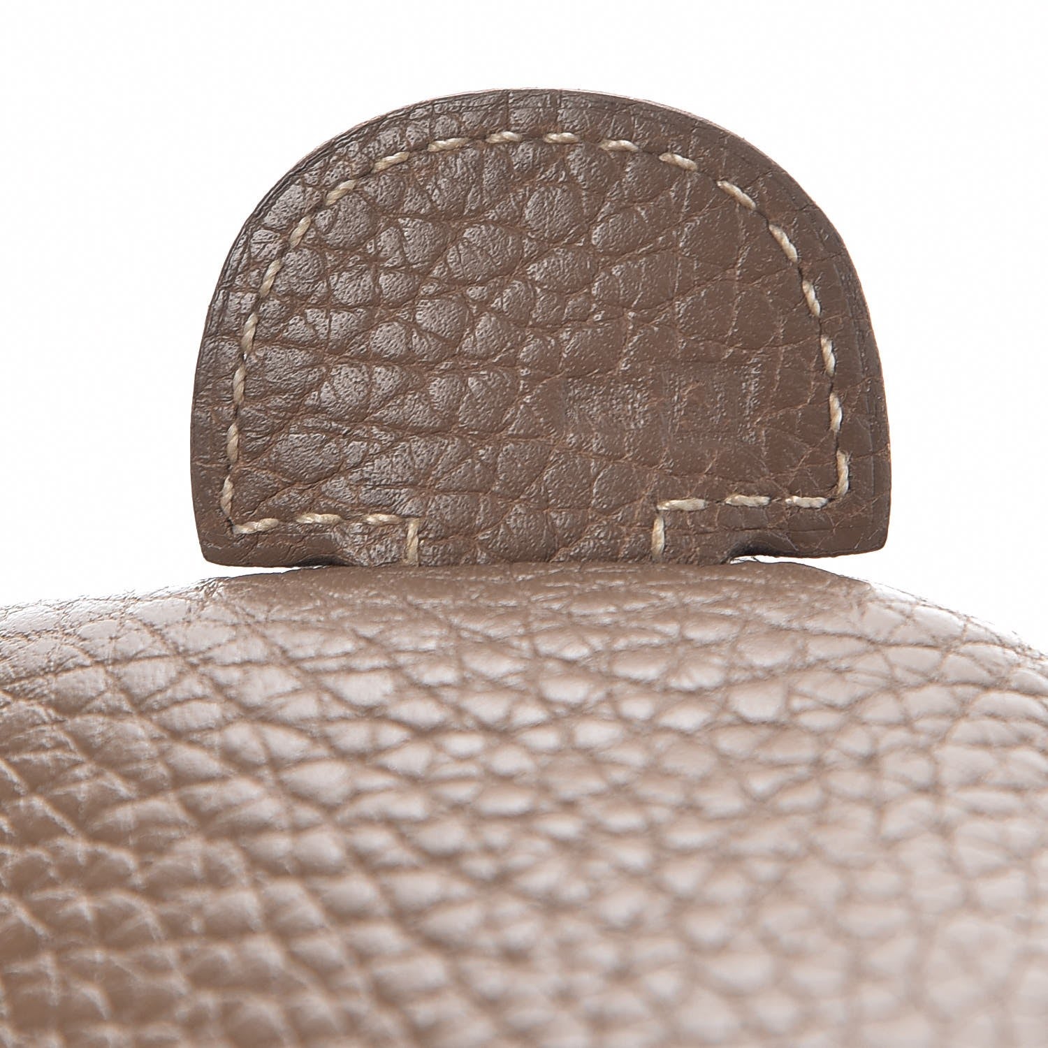 Hermes Taurillon Clemence Evelyne II GM Etoupe 7 of 8