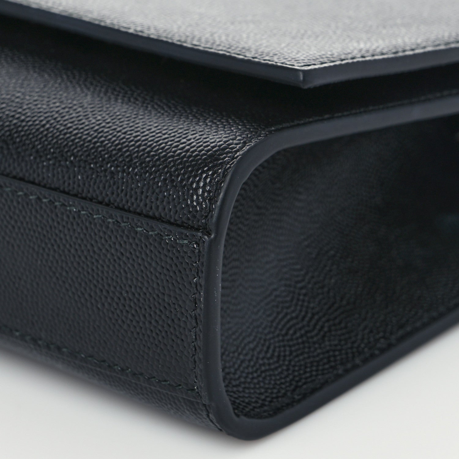 Saint Laurent Grain De Poudre Medium Classic Monogram Kate Satchel Black 8 of 8