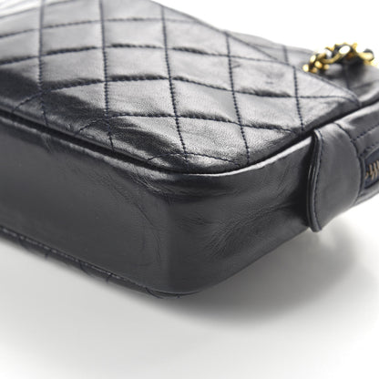 Chanel Lambskin Quilted Camera Case Black 7 of 12