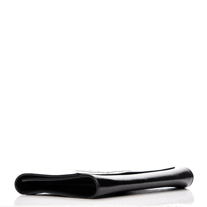 Saint Laurent Textured Patent Monogram Large Belle De Jour Clutch Black 4 of 6
