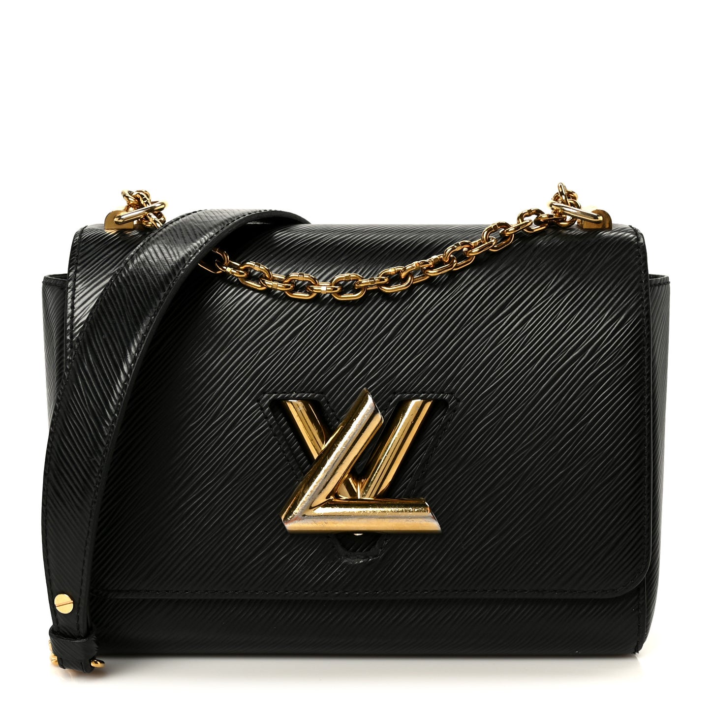 Epi Twist Shoulder Bag MM Black