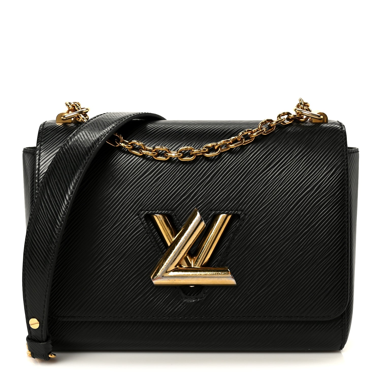 Louis Vuitton Epi Twist Shoulder Bag MM Black 1 of 11