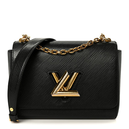 Louis Vuitton Epi Twist Shoulder Bag MM Black 1 of 11