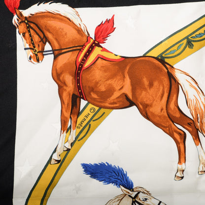 Hermes Jacquard Silk En Piste Scarf 90 4 of 5
