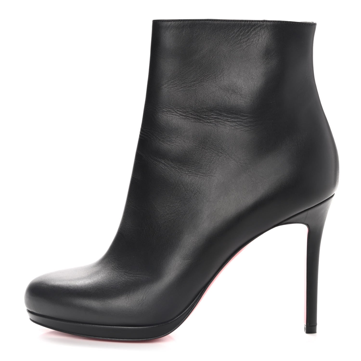 Christian Louboutin Calfskin Fifi Booty 85 Ankle Boots 40 Black 1 of 8