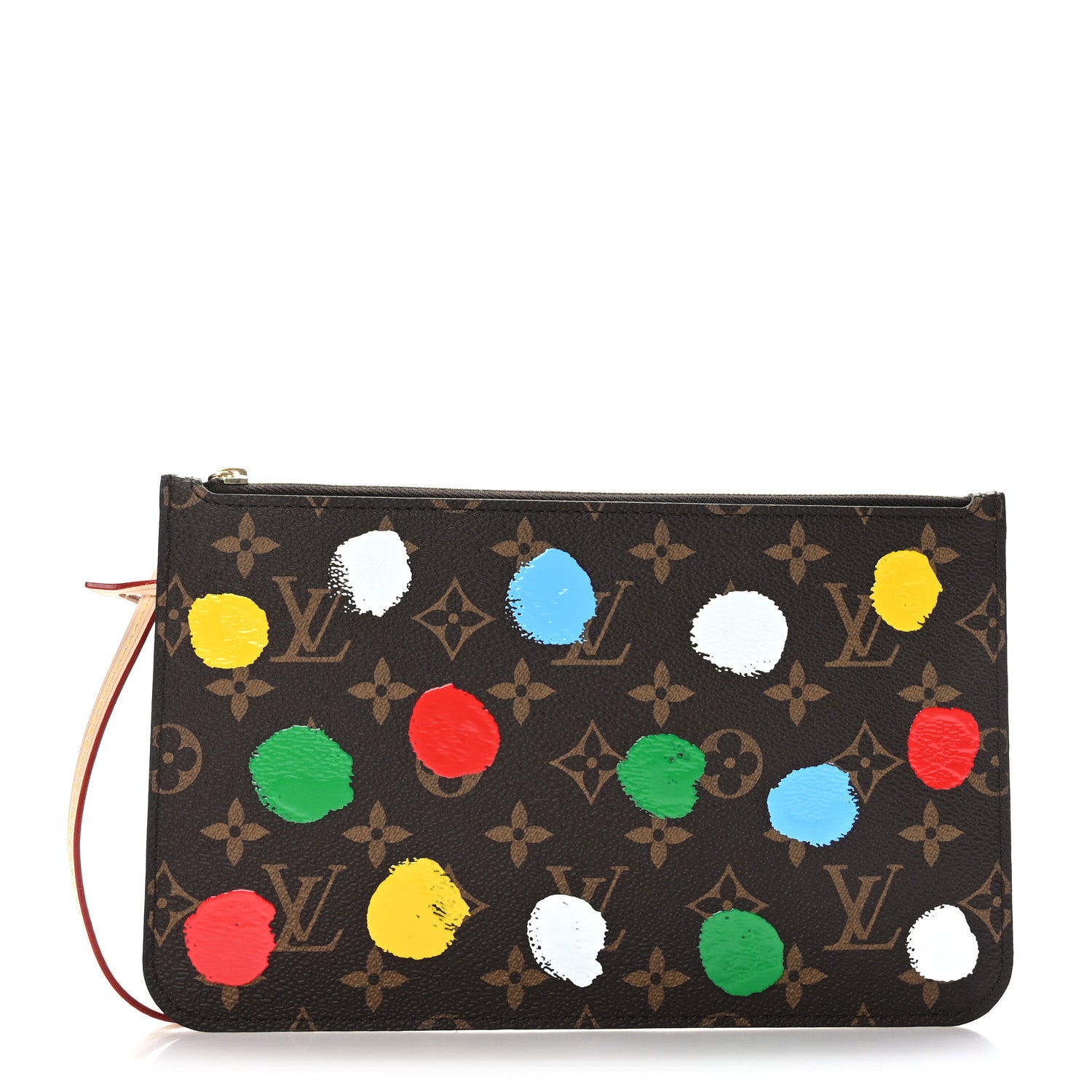 Louis Vuitton x YK Monogram Painted Dots Neverfull MM Pochette 1 of 7
