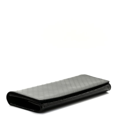 Gucci Patent Microguccissima Small Broadway Clutch Black 8 of 9