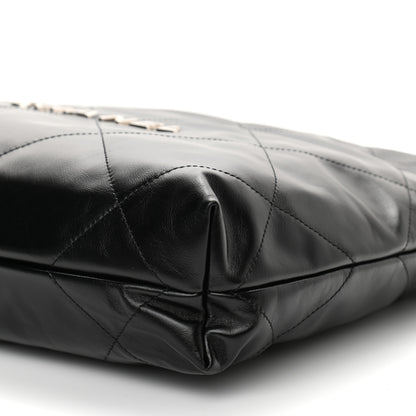 Chanel Shiny Calfskin Quilted Small Chanel 22 Black 11 of 11