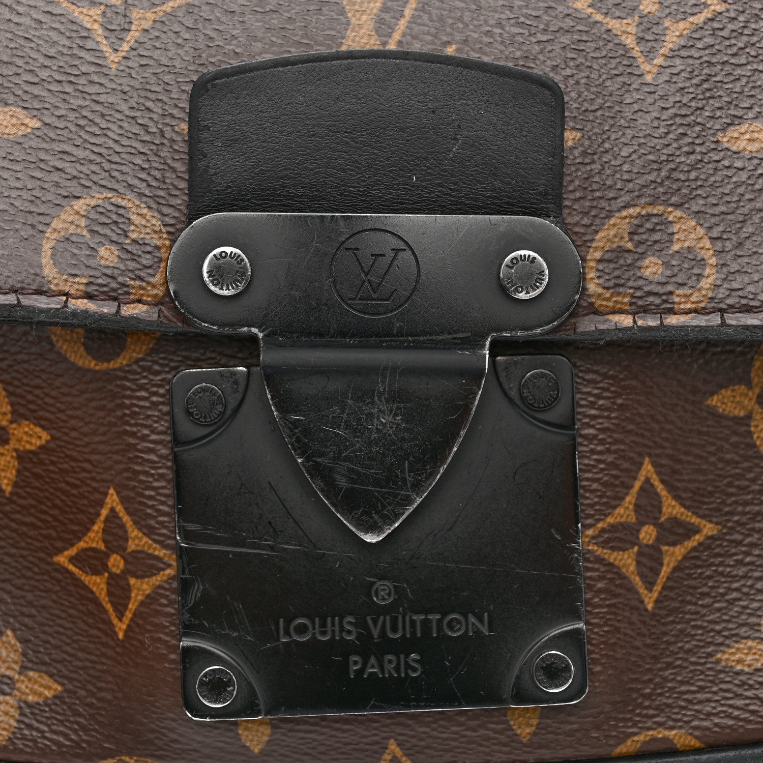 Louis Vuitton Monogram Macassar S Lock Messenger 13 of 18