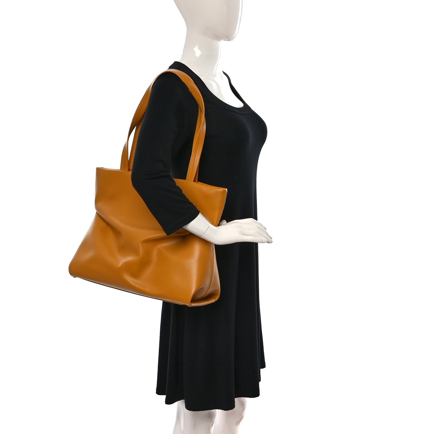 Calfskin Judy East West Tote Sunflower