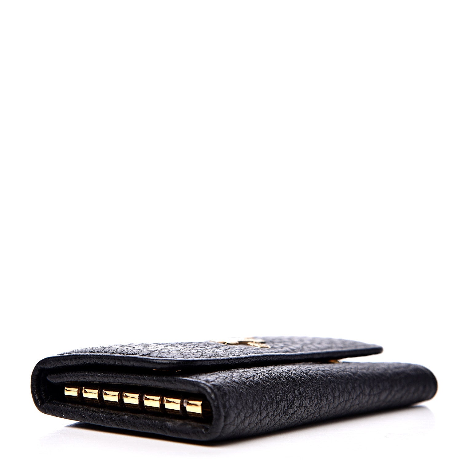 Prada Vitello Grain 6 Key Holder Black 3 of 6