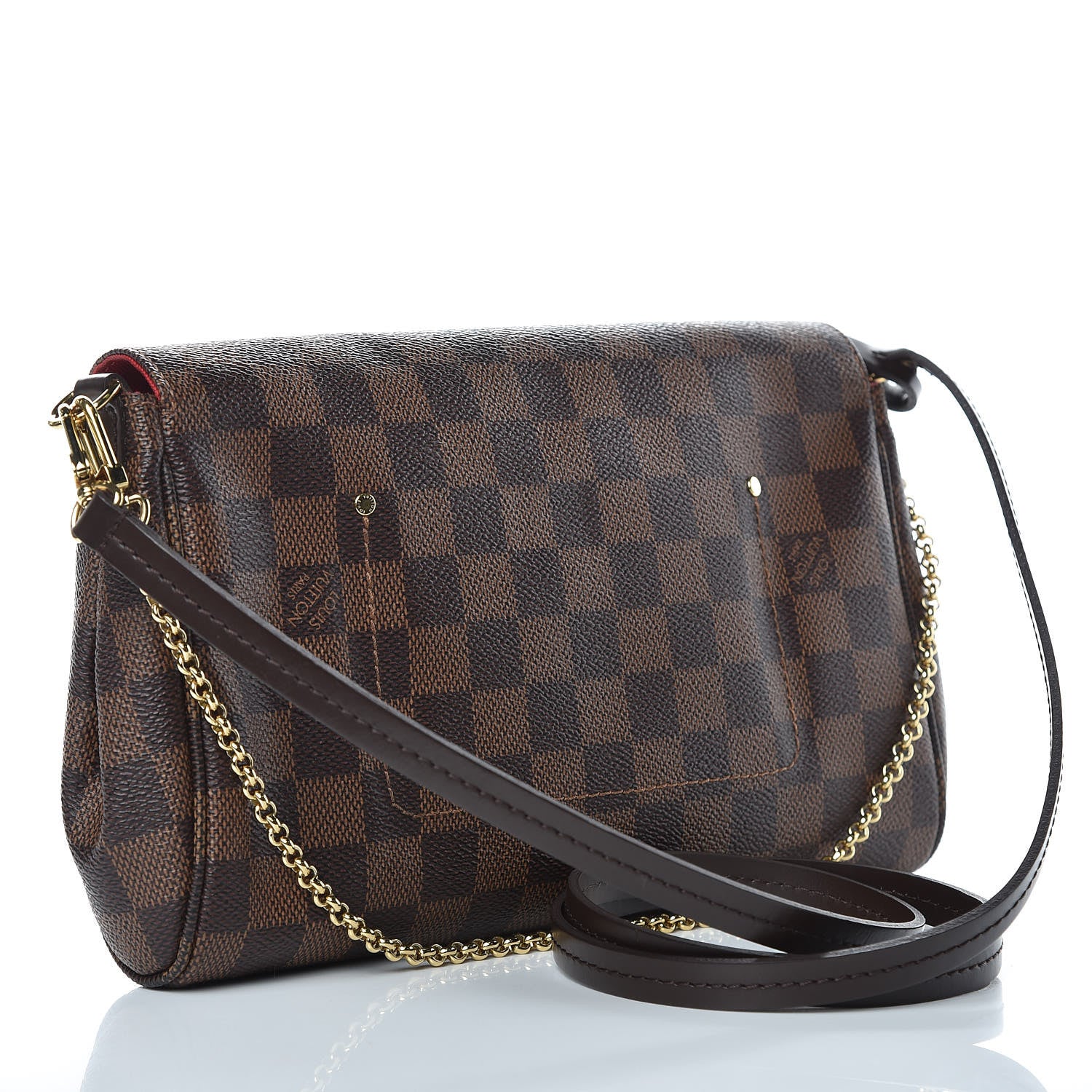 Louis Vuitton Damier Ebene Favorite MM 3 of 9
