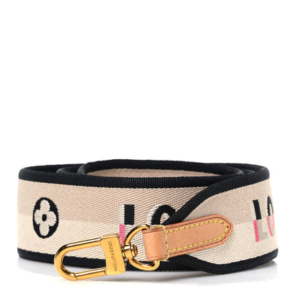 Louis Vuitton Jacquard Speedy Bandouliere 20 Shoulder Strap Black 1 of 3