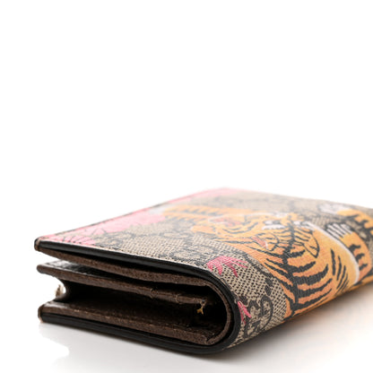 Gucci GG Supreme Monogram Bengal Card Case Beige Pink 10 of 10