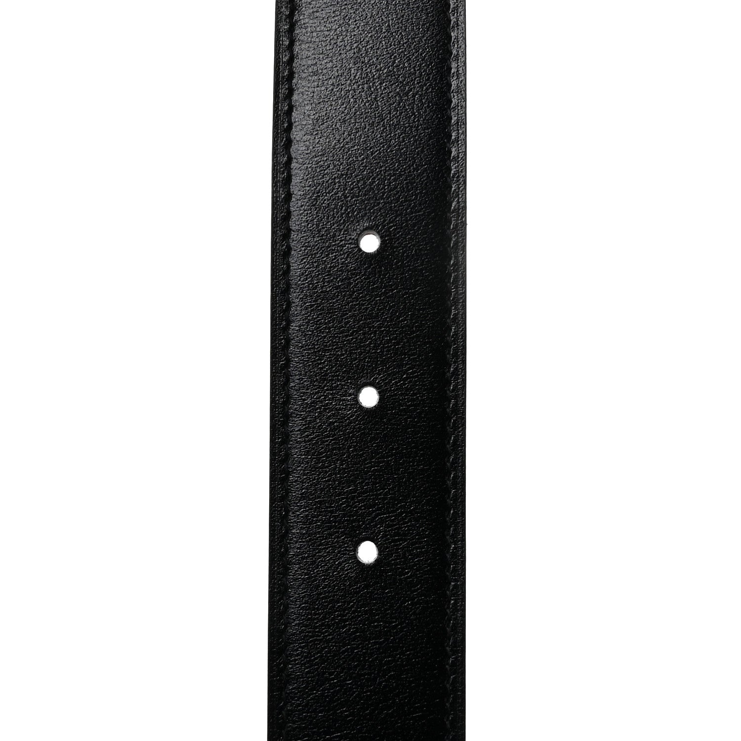 Hermes Box Togo 32mm Au Carre H Belt 95 Black Gold 4 of 5