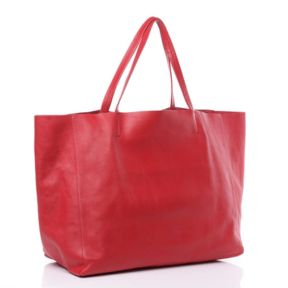 Celine Lambskin Horizontal Cabas Magenta 3 of 12