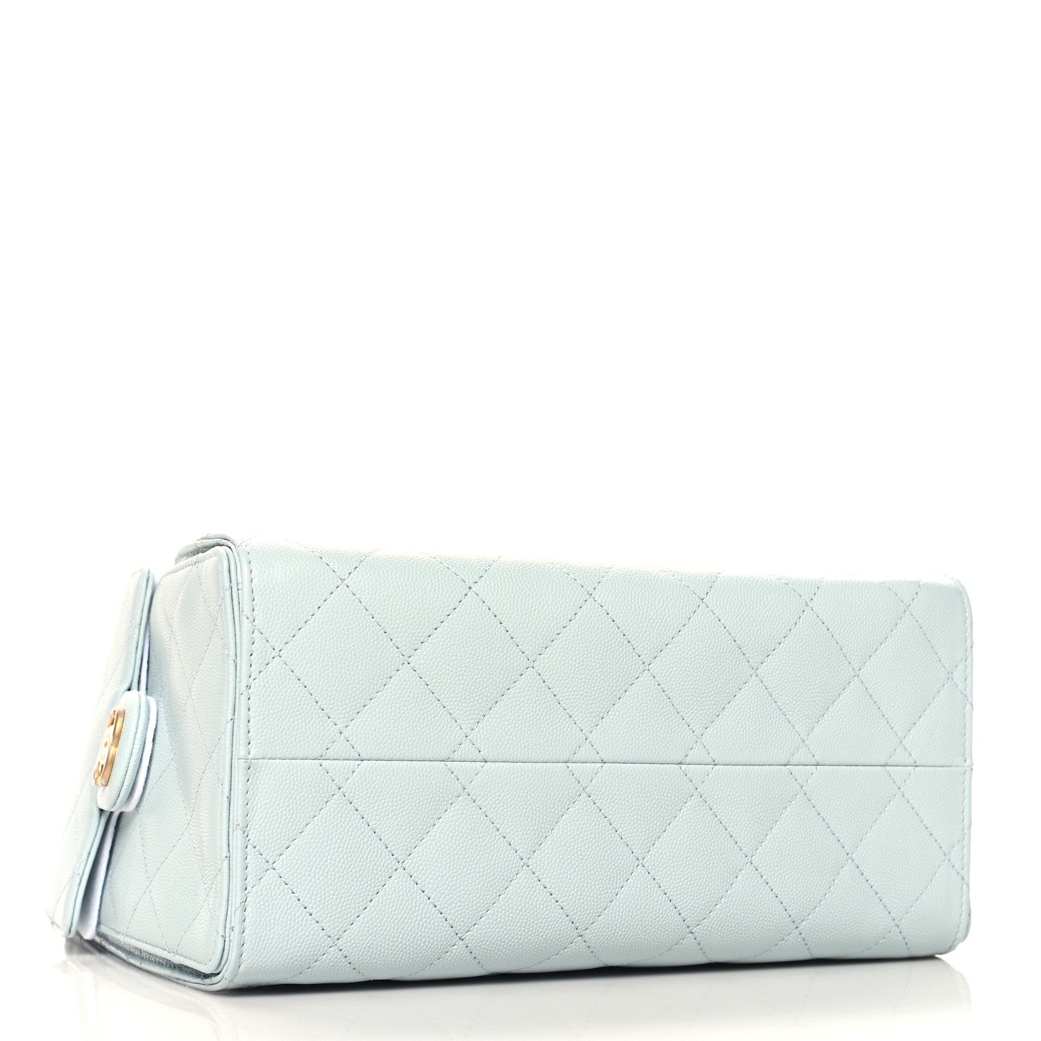 Chanel Caviar Quilted Small Chanel 25 Handbag Light Blue 4 of 11
