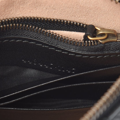 Gucci Calfskin Matelasse Mini GG Marmont Chain Bag Black 7 of 10