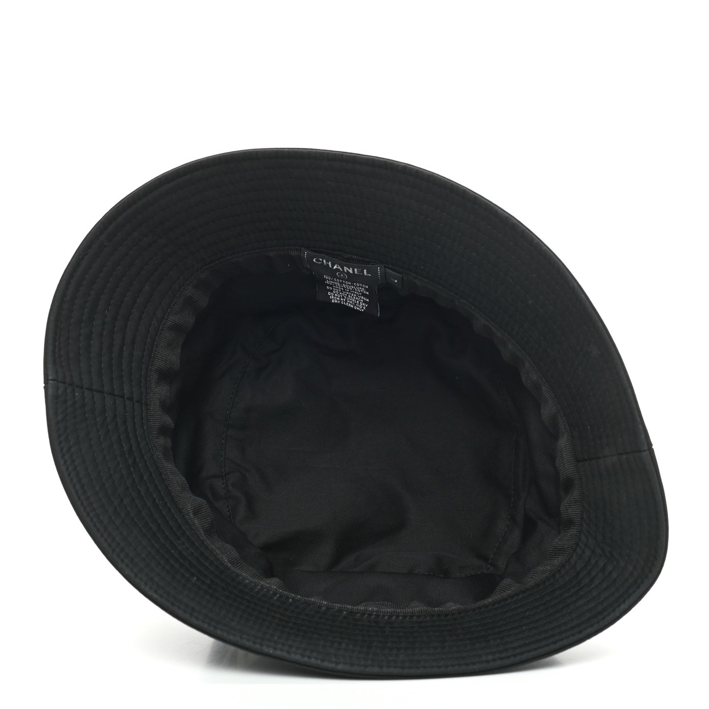 Cotton CC Bucket Hat L Black