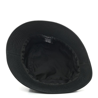 Chanel Cotton CC Bucket Hat L Black 5 of 6