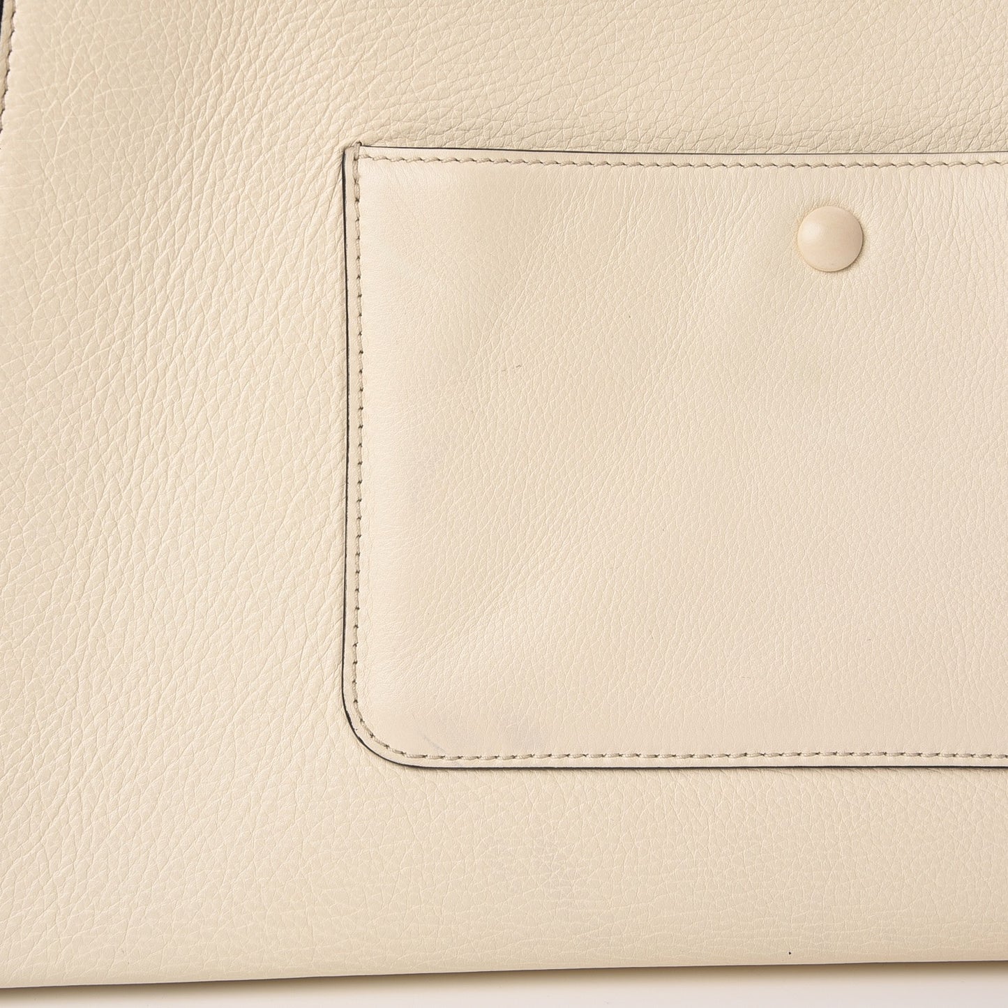 Grained Calfskin Large Edge Shoulder Bag