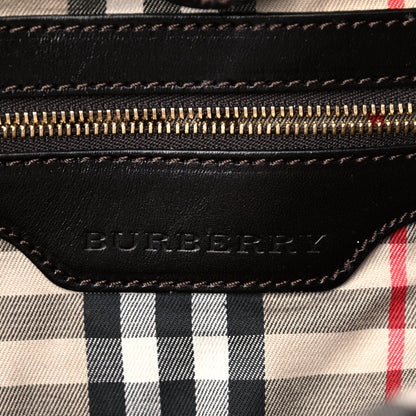 Burberry Grainy Calfskin Small Canterbury Tote Dark Chocolate 5 of 21
