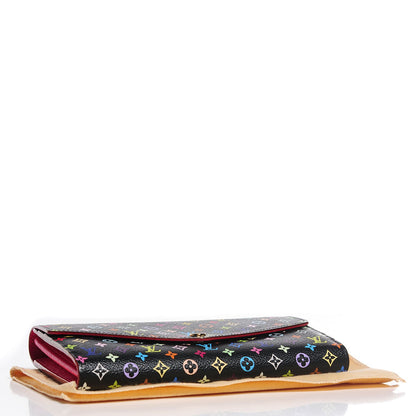 Louis Vuitton Monogram Multicolor Sarah Wallet Black Grenade 4 of 7
