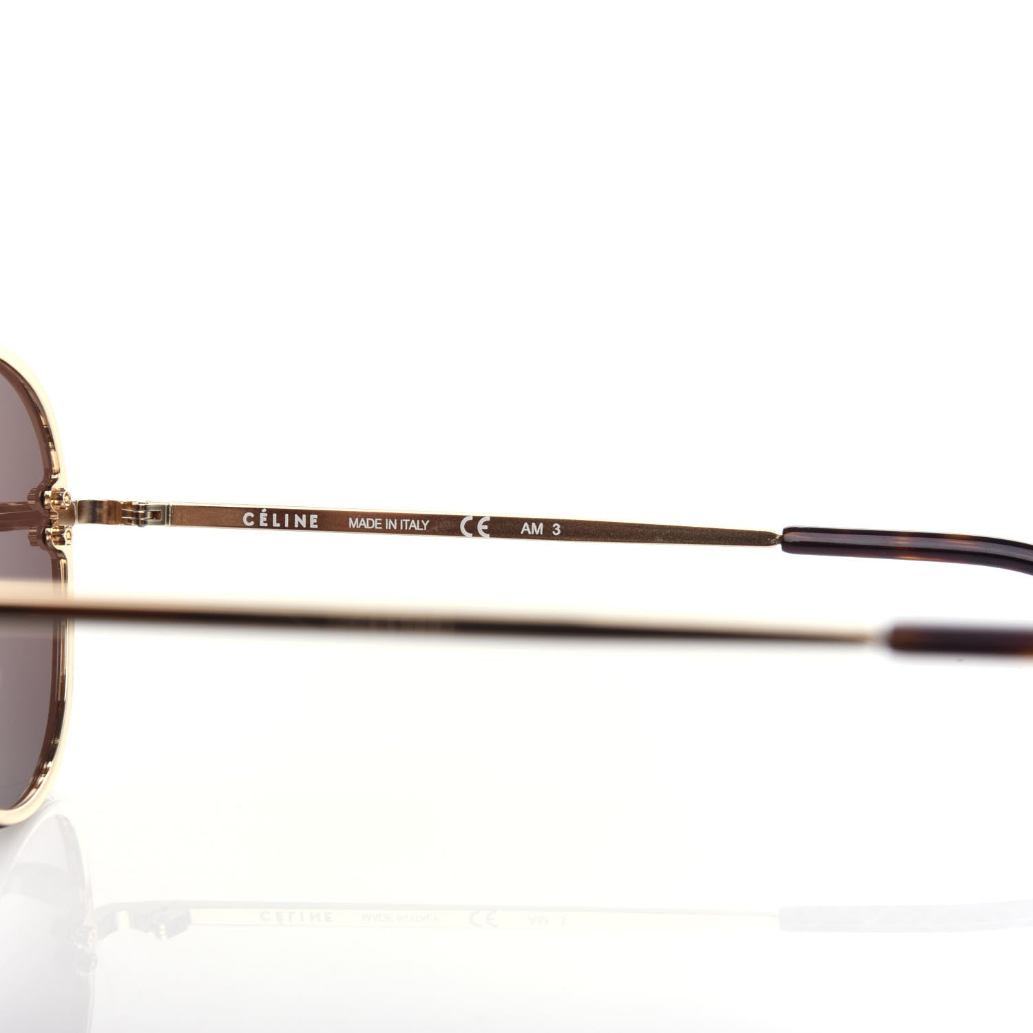 Louis Vuitton Hortensia Cat Eye Sunglasses Brown Glitter 8 of 10