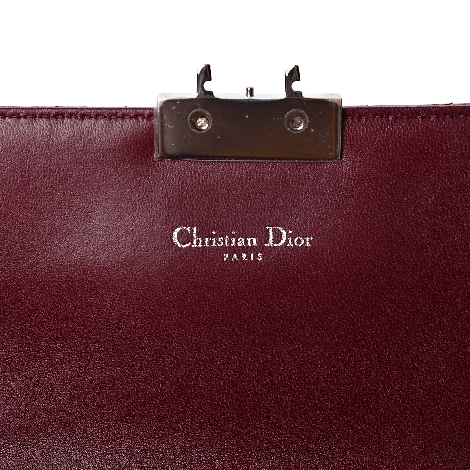 Christian Dior Lambskin Cannage Miss Dior Promenade Pouch Plum 5 of 8