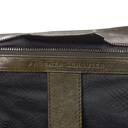 Proenza Schouler Lambskin Large PS1 Satchel Military 8 of 12
