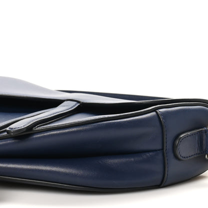 Christian Dior Calfskin Saddle Bag  Indigo Blue 10 of 11